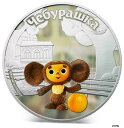  アンティークコイン コイン 金貨 銀貨  Cook Islands 2011 5$ Cheburashka 1Oz Silver Coin