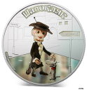  アンティークコイン コイン 金貨 銀貨  Cook Islands 2011 5$ Cheburashka Schapoklyak 1 Oz Silver Coin