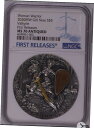 NGC MS70 VALKYRIE 女性戦士 2オンス シルバー コイン 5 $ ニウエ 2020NGC MS70 VALKYRIE Women's Warri...