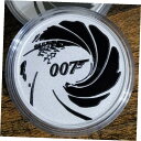 2022 1オンス ツバル ジェームズ ボンド 007 999 ブラックアウト。 9999 パースミント新作プレセール2022 1oz Tuvalu James Bond 007 999 Blackout. 9999 Perth Mint New Presale