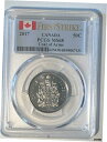 カナダ、2017、50C、MS68 コイン - ファーストストライク - 半ドルの国章Canada, 2017, 50C, MS68 Coin - FIRST ...