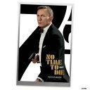 ジェームズ・バンド映画ポスターノー・タイム・トゥ・ダイ - 2020 5グラム純銀箔財布James Band Movie Poster No Time to D...
