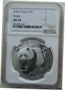 NGC MS70 中国 2002 パンダ銀貨 1オンス 10元NGC MS70 China 2002 Panda Silver Coin 1oz 10 Yuan