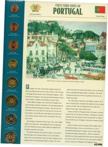 2002 ポルトガル初のユーロ硬貨 8 コイン セット2002 First Euro Coins of Portugal 8 Coin Set