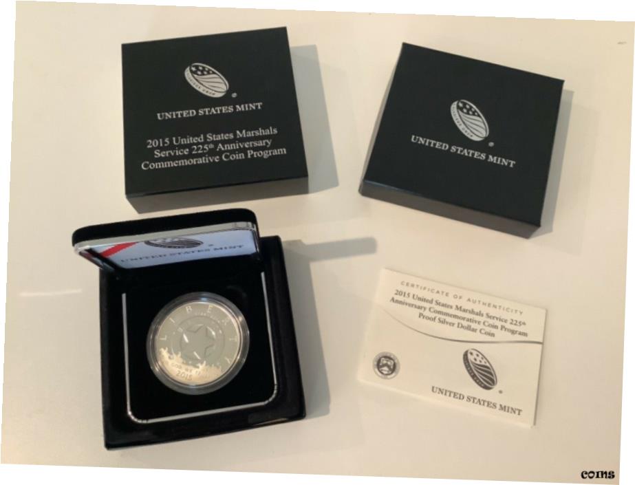 ڶ/ʼݾڽա ƥ    [̵] 2015 US Marshals Service 225th Anniversary - Silver Proof 4C