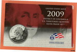 2009 米国造幣局 コロンビア特別区および米国準州 シルバー プルーフ セット-C32009 U.S. Mint District of Columbia and U.S. Territories Silver Proof Set-C3