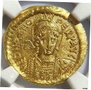 471-491 ビザンティン帝国 ゼノン ソリダス ゴールド コイン NGC MS471-491 Byzantine Empire Zeno Solidus G...