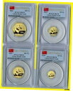 2014 中国純金パンダ 4 コイン セット PCGS MS 70 ファースト ストライク2014 China Pure Gold Panda 4 Coin Set PCGS MS 70 First Strike