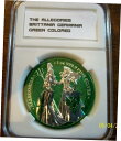 ゲルマニア 2019 5マーク ゲルマニア ブリタニア カラー グリーン 1oz シルバー 500個限定Germania 2019 5 Mark Germania Britannia Color Green 1oz Silver 500 Limited