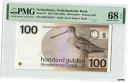 yɔi/iۏ؏tz AeB[NRC RC   [] I_ 100 Gulden 1977 Snipe Bird Pick 97 PMG Superb Gem UNC 68 EPQ- show original title