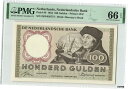 【極美品/品質保証書付】 アンティークコイン 硬貨 オランダ 100 Gulden 1953 Erasmus Pick 88 PMG Gem 未流通 66 EPQ- show original title [送料無料] #oof-wr-6857-236