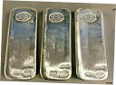 3 個ロット シルバー 100オンス シルバー バー 0.999 ファインシルバー バー バー-新品同様 Hallmark バラリーLot of 3 Silve...