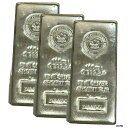 3 個ロット シルバー 100オンス ロイヤルカナダ造幣局 RCM. 9999 ファインシルバーバーLot of 3 Silver 100oz Royal Ca...