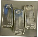 3 個ロット シルバー 100オンス アサヒ .999 ファインシルバーバーLot of 3 Silver 100oz Asahi .999 Fine Silv...