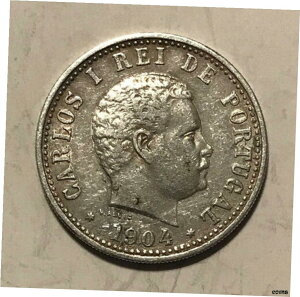 ポルトガル領インド - 1904 年銀ルピア-スカチ日付Portuguese India - 1904 Silver Rupiah-Scarch Date