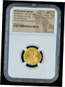 NGC MS 4/5 - 3/5 (AD 641-668) ビザンチン コンスタンス II ポゴナトゥス AV ソリダス (20mm、NGC MS 4/5 - ...
