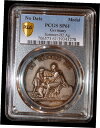 PCGS SP61 ドイツ イエスは子供たちを祝福する 銀メダル ビューティートーニングPCGS SP61 Germany Jesus Bless Children Silver Medal Beauty Toning