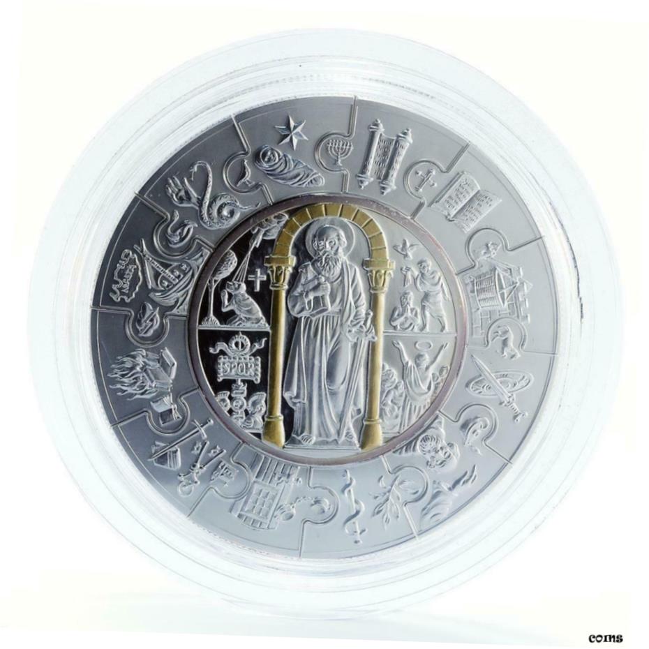 ץʡɥ꥽㤨֡ڶ/ʼݾڽա ƥ    [̵] Liberia 100 dollars Apostle Paul religion gilding silver 1kg coin puzzle 2008פβǤʤ442,750ߤˤʤޤ