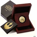 【極美品/品質保証書付】 アンティークコイン 金貨 Niue 250 dollars Star Wars series The C - 3PO Robot proof gold coin 2017 [送料無料] #gcf-wr-6921-750