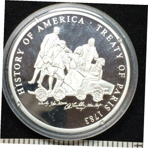 歴史 アメリカ条約 パリ自由民主主義 リベリア 999 シルバー プルーフ コイン H20History America Treaty Paris Freedom Democracy Liberia 999 Silver Proof Coin H20