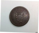 1805 ハイバーニア ピーター ワイオン 1 ペニー ベター グレード トークン チャールトン # AM 2 BR9751805 Hibernia Peter Wyon One Penny Better Grade Token Charlton # AM 2 BR975|詳細画像