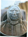 1オンス レア カラス キング - スー族先住民インディアン部族国家 .925 シルバー コイン + ゴールド1-OZ RARE CROW KING- SIOUX NATIVE INDIAN TRIBAL NATIONS .925 SILVER COIN+GOLD(3)