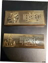 ペーパーウェイト ハーシー チョコレートバー 100周年記念 プレーン&アーモンドバーシェイプPaperweight Hershey's Chocolate Bar 100th Anniversary Plain & Almond Bar Shape(3)