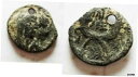 ZURQIEH-as17422-NABATAEA。アレタス IV、シャキーラットと。 9 BC-AD 40.AE 19ZURQIEH-as17422-NABATAEA. Aretas IV, with Shakirat. 9 BC-AD 40. AE 19