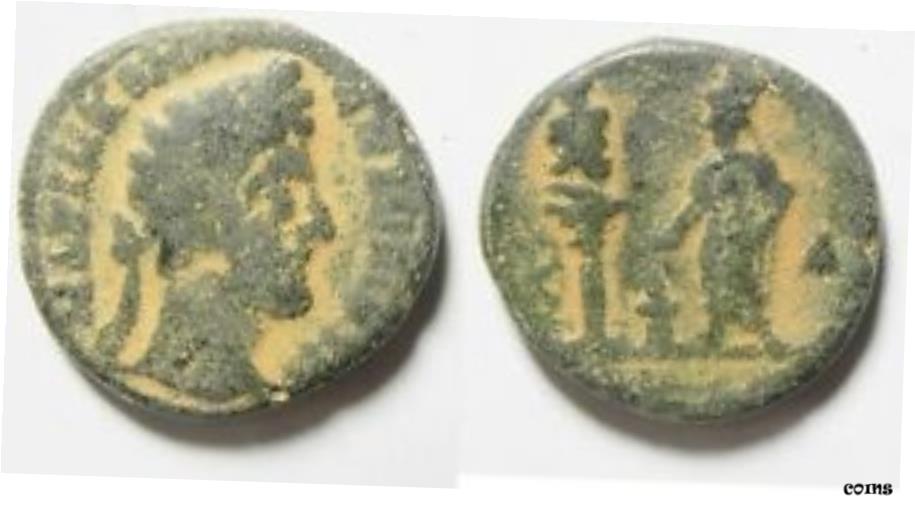  アンティークコイン コイン 金貨 銀貨  ZURQIEH-lk46-エジプト Commodus (AD 177-192). Billon Tetradrachm- show original title