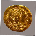 ビザンチン コイン - ソリダス - アナスタシウス イスト (491-518) - コンスタンティノープル - シール 3Byzantine Coin - S...