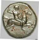 カラブリア タレントム AR ノモス 紀元前 272 〜 240 年頃 gVF 6.48 グラムCalabria Tarentum AR nomos circa 272-240 BC gVF 6.48 grams(3)