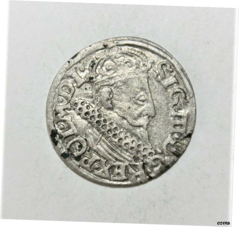 ݡ 3 å 1622 ɤ -  3 Poland 3 Groschen 1622 Very Go...
