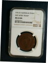 希少 1941 P オーストラ ペニー NGC MS63 PENNY 1P コイン アフターセール価格!Rare 1941 P Austra Penny NGC...