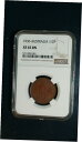 1936年 オーストラリア ハーフペニー NGC XF45 BN 1/2Pコイン ベターデイト セール価格!1936 AUSTRALIA HALF PENNY ...