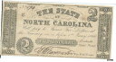 1861 $2 ノースカロライナ発行 XF Cr 13 Raw シリアル #194 プレート C 廃止品1861 $2 North Carolina Issue XF Cr 13 Raw Serial #194 Plate C Obsolete Item(3)