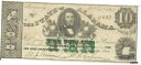 【極美品/品質保証書付】 アンティークコイン コイン 金貨 銀貨 [送料無料] 1864 CSA $10 アラバマ モンゴメリー グリーン O/P 5% 財務紙幣 コットン CR14 #7833- show original title