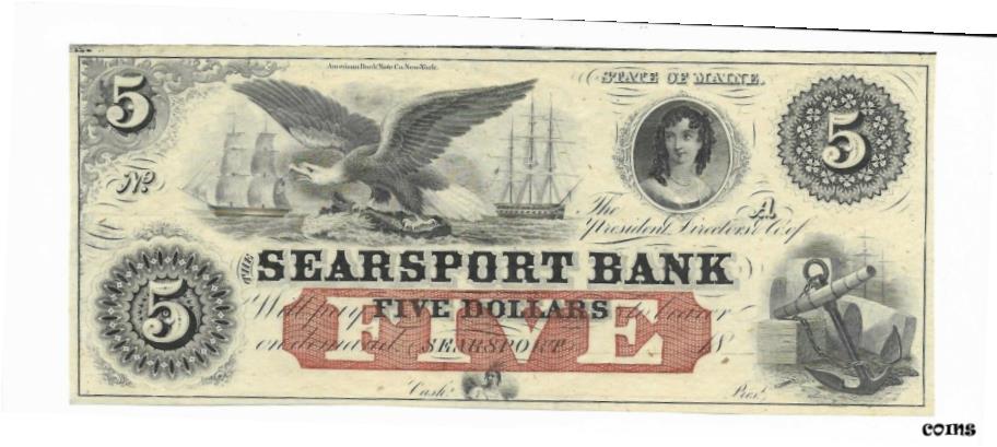 ڶ/ʼݾڽա ƥ    [̵] $5 Maine The Searsport Bank 18...