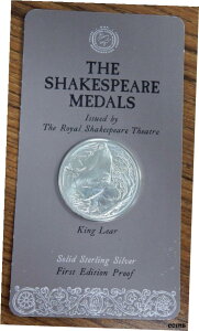 シェイクスピア・メダル「リア王」スターリング・ロイヤル・シェイクスピア・シアターShakespeare Medal "King Lear" Stirling Royal Shakespeare Theater