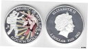 フィジー カラー シルバー メッキ 1 $ プルーフ コイン 2012 年 KM#214 ミュージック エルヴィス プリズリーFiji Color Silver Plated 1 $ Proof Coin 2012 Year KM#214 Music Elvis Prizley(3)