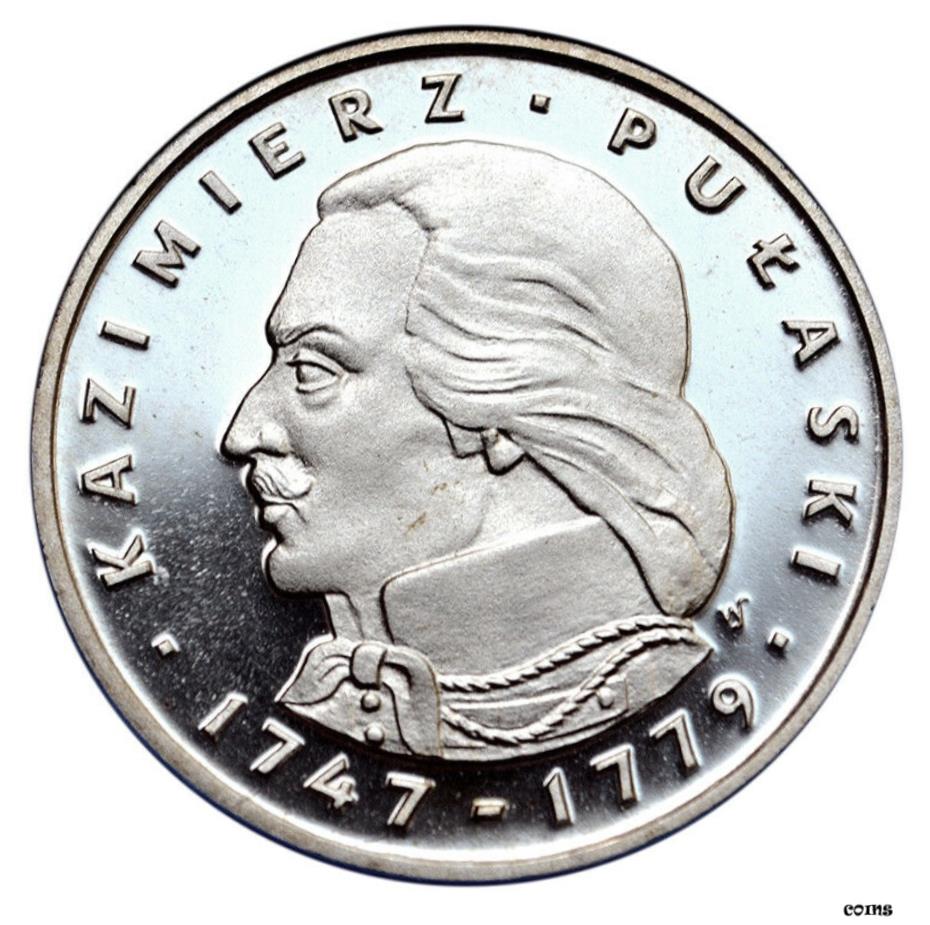 ڶ/ʼݾڽա ƥ    [̵] POLAND 100 Zlotych 1976 Silver Proof 'Kazimierz Pulaski'