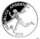 アルゼンチン 5 ペソ 2005 シルバー プルーフ 「FIFA ワールド カップ - ドイツ」ARGENTINA 5 Pesos 2005 Silver Pr...