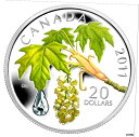 カナダ $20 2011 キング オブ ザ メイプルズ - クリスタル レインドロップ NGC PF69 1オンス、スワロフスキー付きCANADA $20 2011 King of the Maples - Crystal Raindrop NGC PF69 1oz w/Swarovski