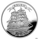 コートジボワール 1000 フラン 2006 シルバープルーフ帆船「ベレン」Ivory Coast 1000 Francs 2006 Silver Proof ...