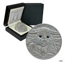 ニウエ $2 2013 アンティーク仕上げ 1 オンス シルバー 'Fox Babies - Fennc Fox' スワロフスキー アイNiue $2 2013 Antique Finish 1 Oz Silver 'Fox Babies - Fennc Fox' Swarovski Eyes