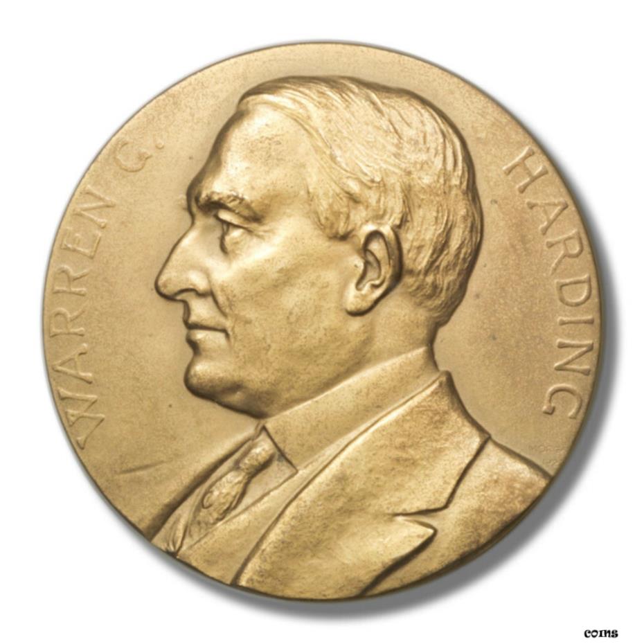  アンティークコイン コイン 金貨 銀貨  Warren G. Harding 77mm ブロンズ プレジデンシャル メダル- show original title