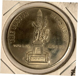 1970 年ボストン虐殺事件生誕 200 周年記念メダルBoston Massacre 1970 Bicentennial Medal