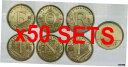 ハンガリー50記念セット 5フォリント×6 2021 UNC 75 ANNIV 卸売 300個Hungary 50 Commemorative Set 5 Fo...