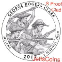 2017 S ジョージ ロジャース クラーク パーク クォーター インディアナ CLAD プルーフ ATB 米国造幣局 低コスト2017 S George Rogers Clark Park Quarter Indiana CLAD Proof ATB US Mint Low Cost(3)