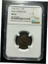 【極美品/品質保証書付】 アンティークコイン 硬貨 1722 D.G 1/2P Rosa Americana NGC MS62 ハーフペニー EAC コロニアル 銅 仕上げ知識- show original title [送料無料] #oot-wr-7038-254