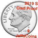 2019 S Like New Clad Proof Dime Roosevelt 10 セント新セット卒業初期号2019 S Like New Clad Proof Dime Roosevelt 10 Cent New Set Graduation Early Issue